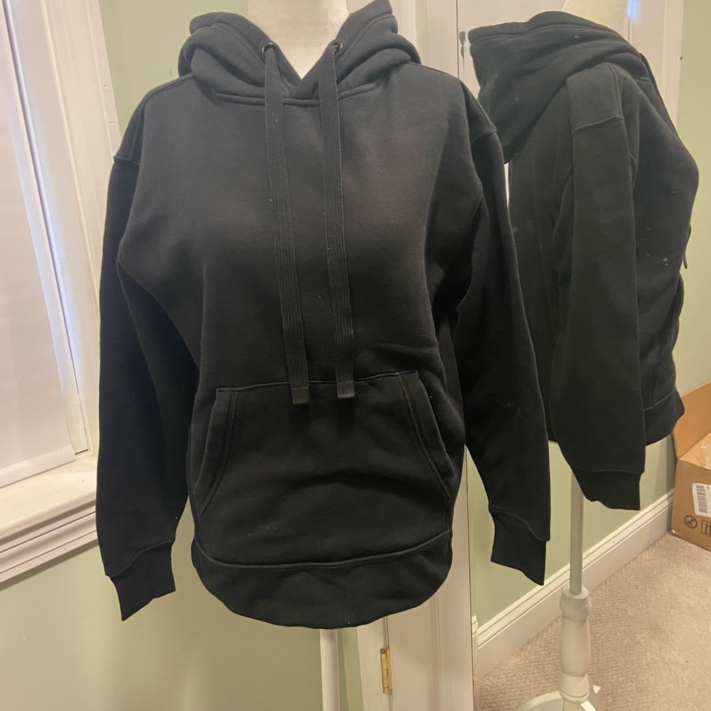 Athleta small black heavyweight hoodie